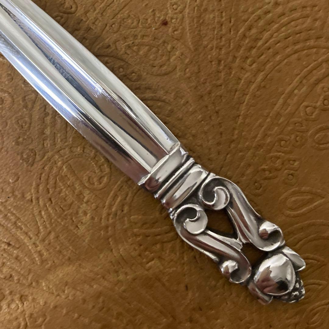 【ジョージジェンセン】純銀/約100g フォーク 16.5cm 2点【エコーン】