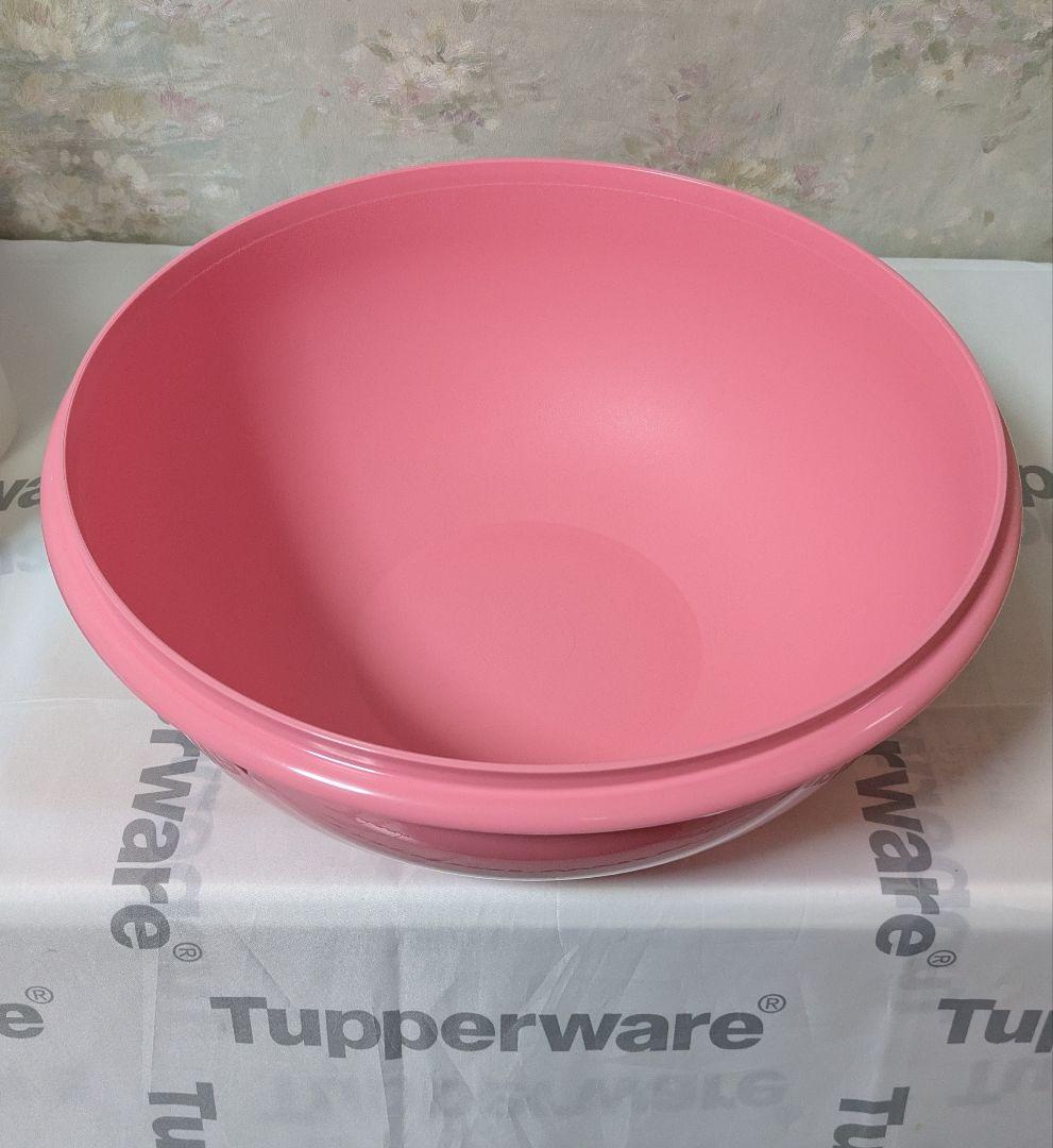 新品☆タッパーウェア☆スーパーミックスボール☆希少ピンク色 - メルカリ
