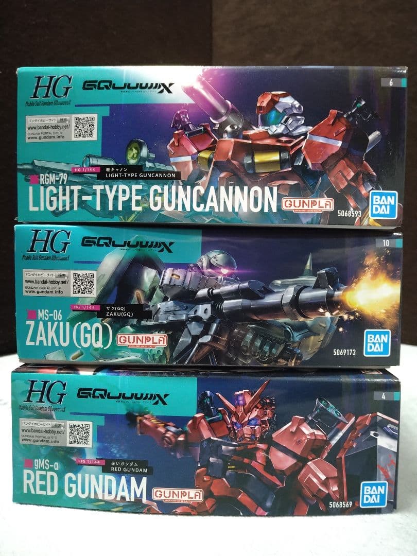 未組立 HG 赤いガンダム ザクGQ 軽キャノン ガンプラまとめ売り HG 1/144 軽キャノン・素組み 赤いガンダム相手に戦闘を繰り広げた