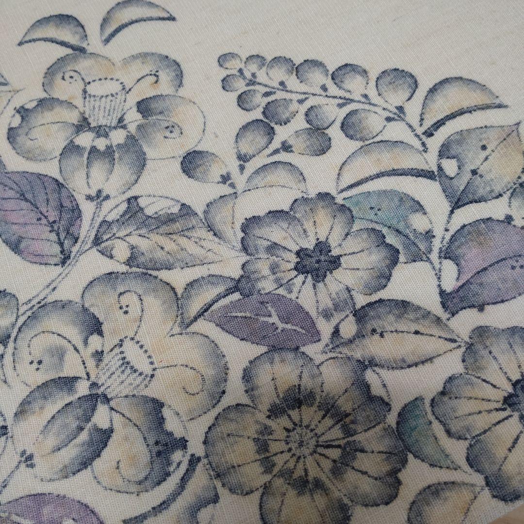 M*様 辻ヶ花♥訳あり格安スタート♥紬♥名古屋帯♥辻が花♥落款作家物