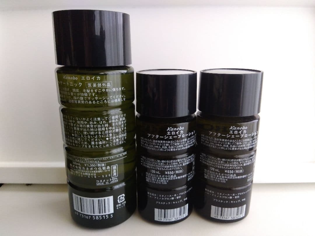 Kanebo カネボウ エロイカ ヘアトニック アフターシェーブローション