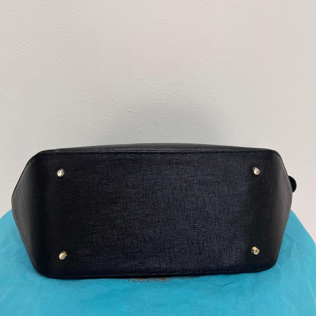 極美品◎TOCCA トッカ 2wayバッグ 黒 フラワーモチーフ ショルダー