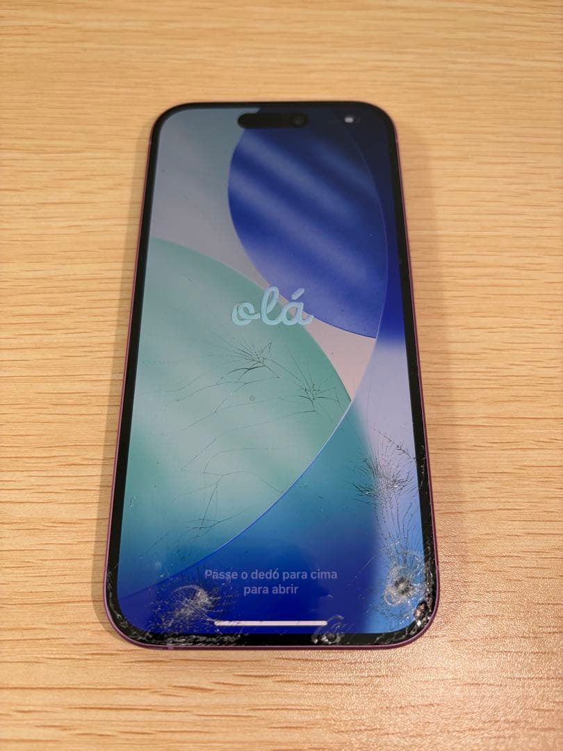 Apple iPhone 16 ピンク 画面傷あり Apple iPhone13 ピンク 画面傷あり