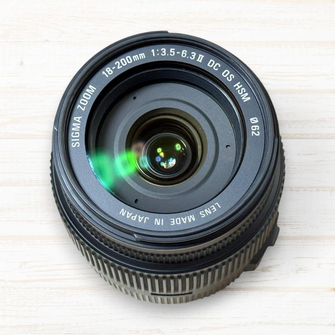 SIGMA ズームレンズ 18-200mm Ⅱ DC OS HSM Canon用