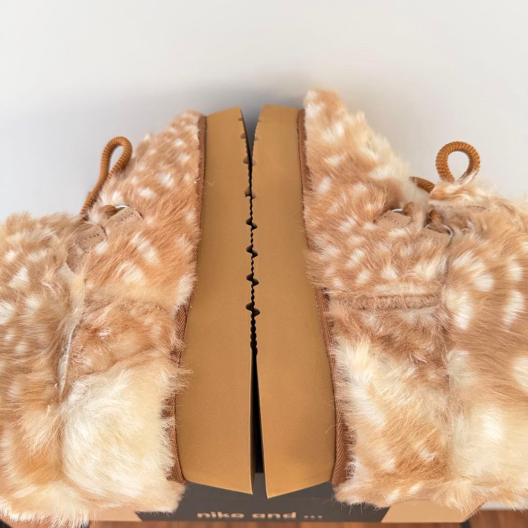 【公式完売 】niko and…柄＊モカシンブーツ＊L ＊24.5cm