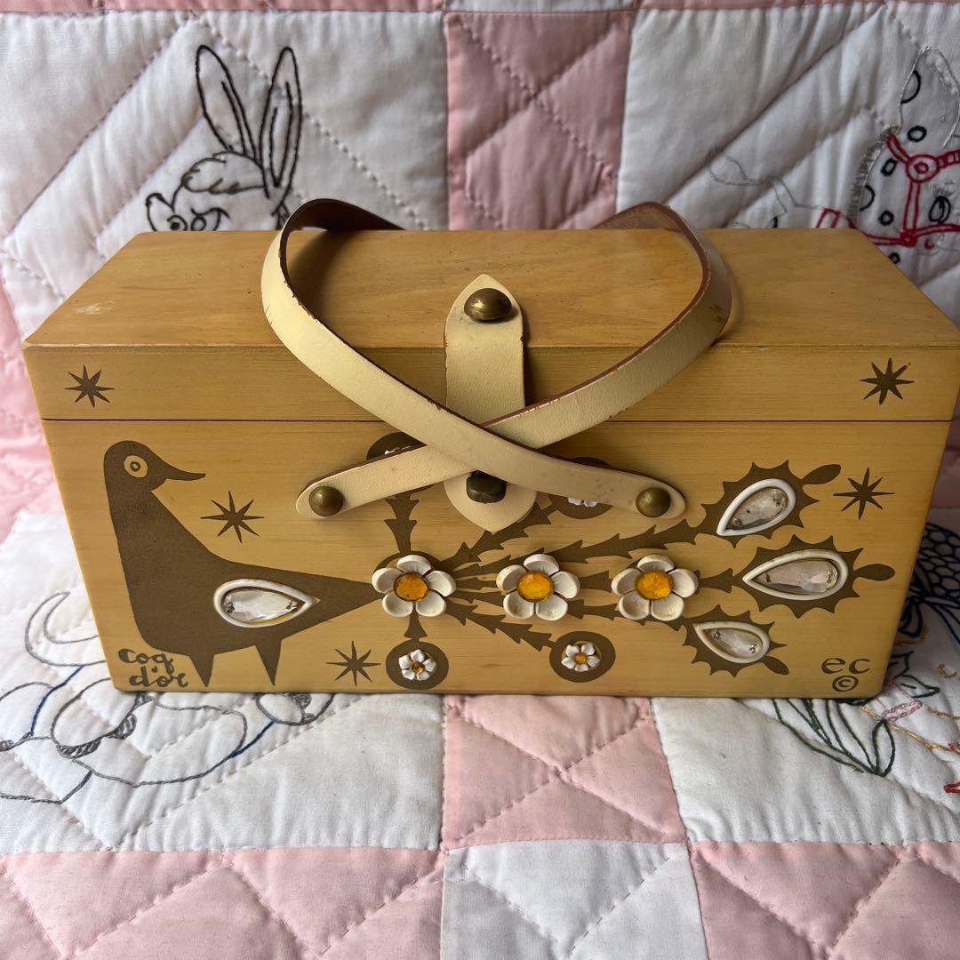 エニッドコリンズec木箱 ビンテージ60's○Enid Collins木箱バッグ○200613f15-bag-hndエニッド