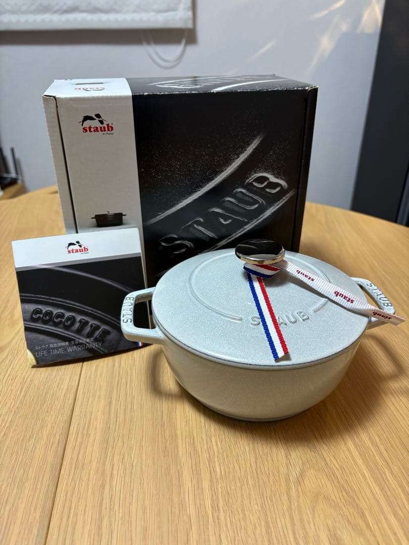 【美品】staub ワナベS 16cm カンパーニュ シリアルナンバー 鍋ピン付 Staub（ストウブ） Wa-NABE S カンパーニュ 16cm 生涯保証| : ZWILLING