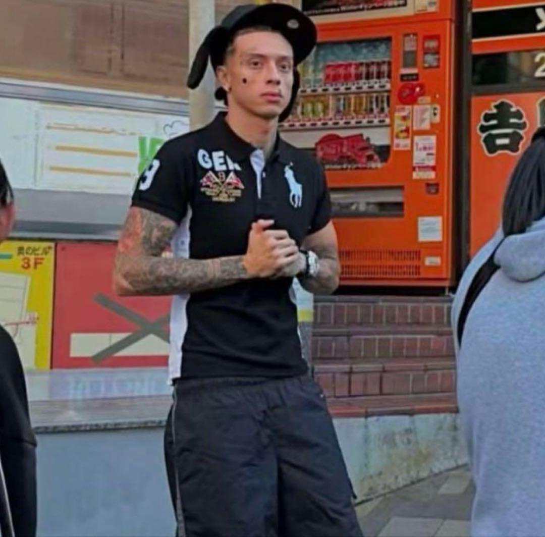 チーフキーフ】Polo Ralph Lauren ビッグポニー ポロシャツ 黒 - メルカリ