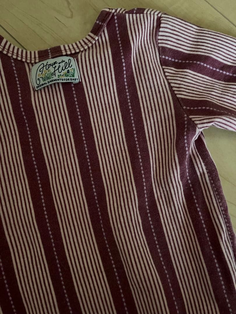 house on the hill ロンパース ボンネット house on the hill 赤