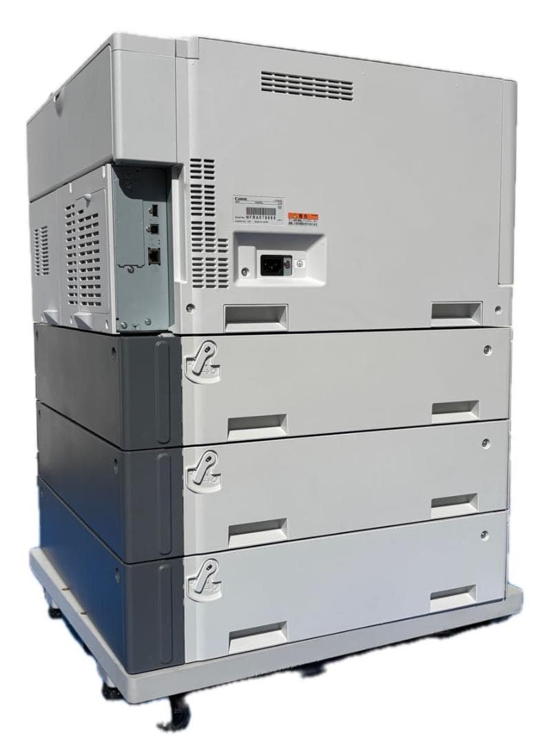 Canon A3カラーレーザープリンター LBP841C 給紙4段＋台車付 - メルカリ