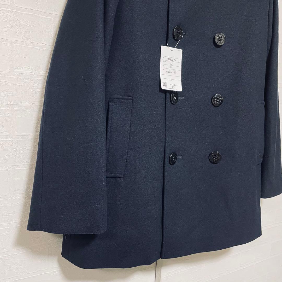 新品 ビームス スクール スクールコート Pコート 濃紺 3L 男女兼用