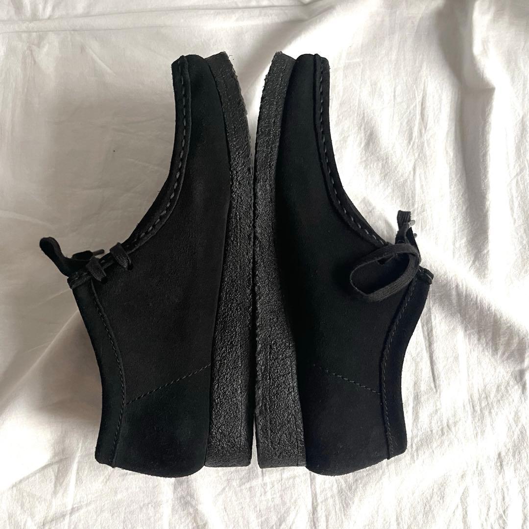 【美品】クラークスオリジナル　ワラビー　25.5cm ブラック