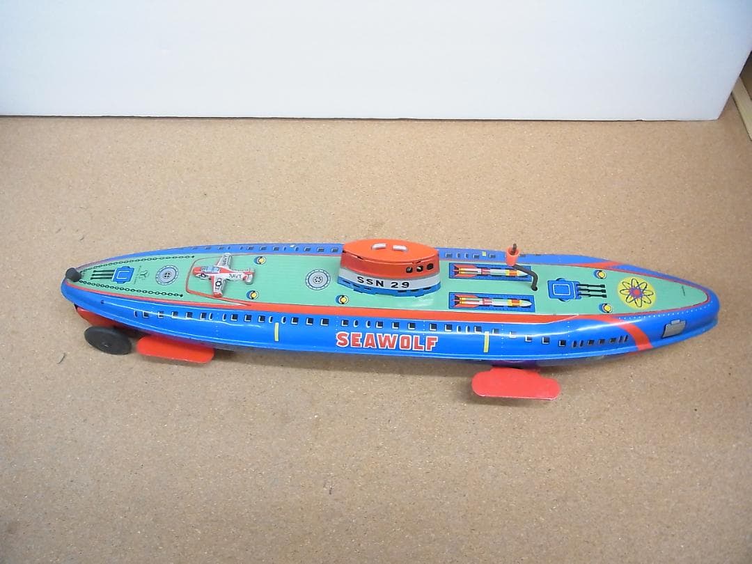 ヨネザワ 米澤玩具 サブマリン SSN29 シーウルフ 潜水艦 ブリキ