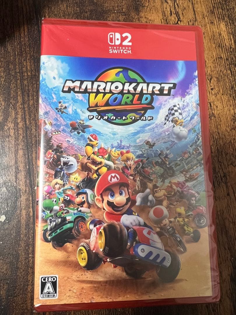 マリオカート ワールド Nintendo Switch 未開封　未使用 Nintendo Switch 新品未使用 2 日本国内専用 マリオカート ワールド
