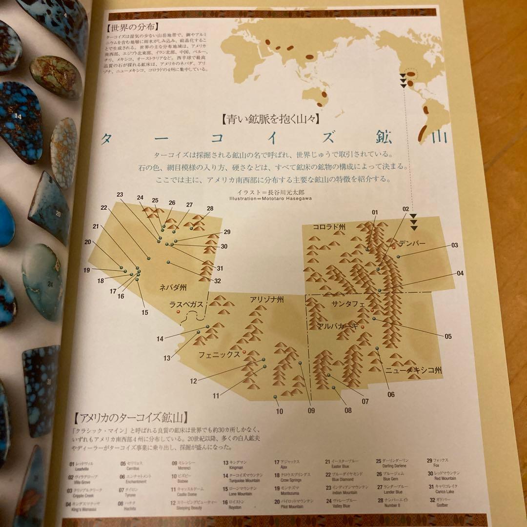 大地の贈り物インディアンジュエリー ターコイズ2 ワールドムック626