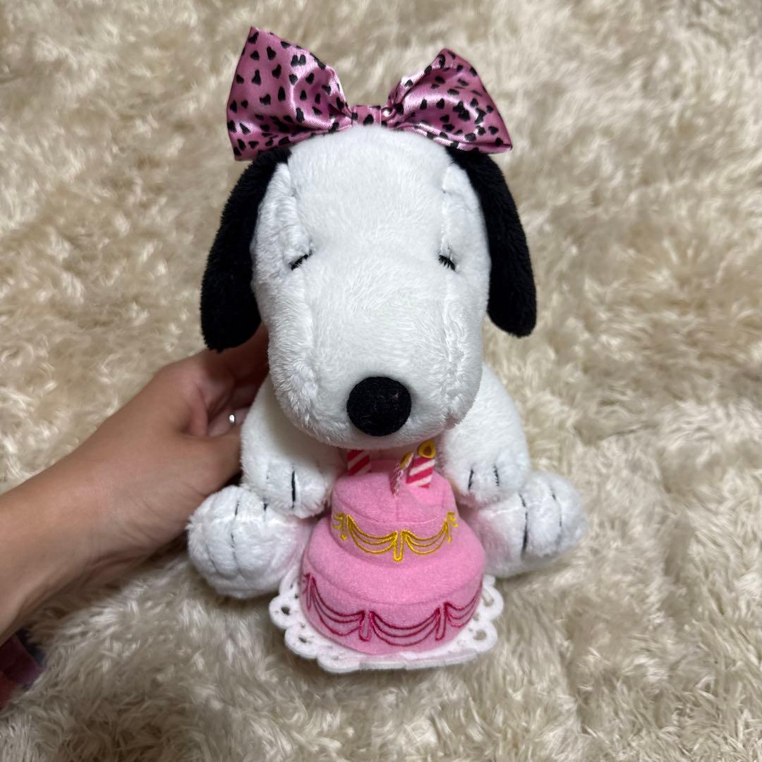 スヌーピー ベル ぬいぐるみ リボン付き - メルカリ