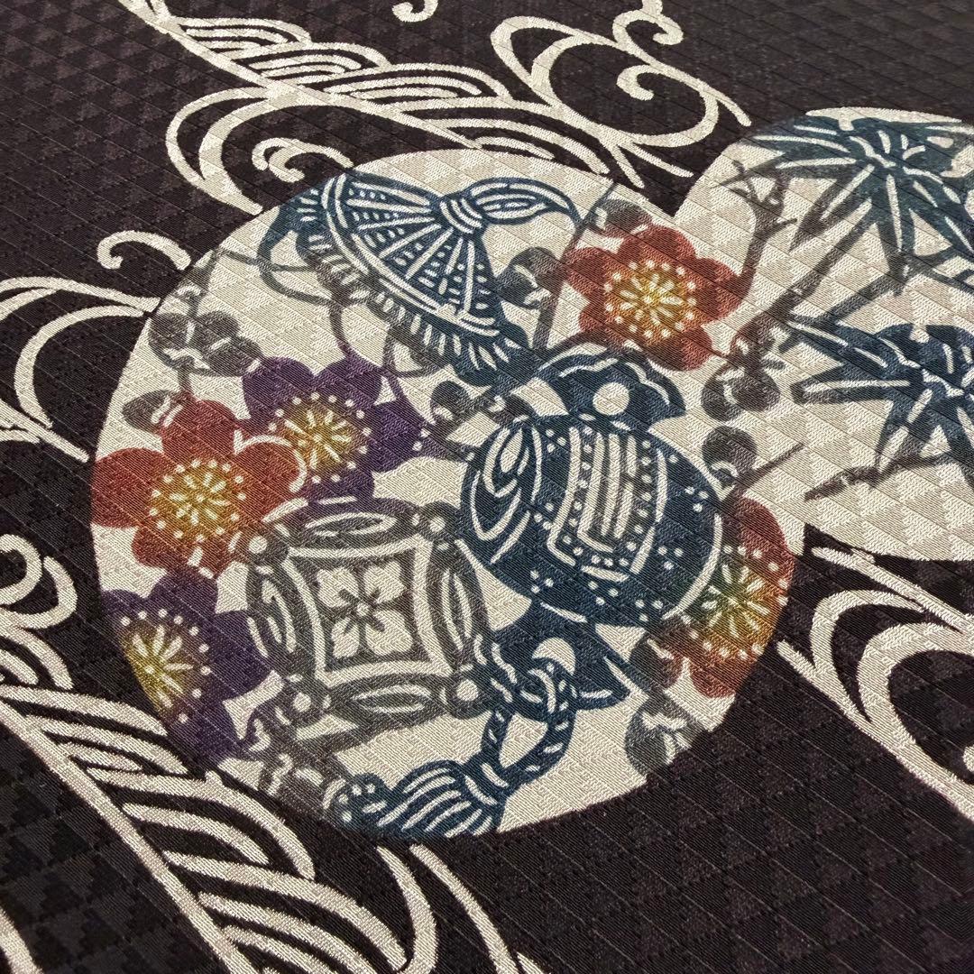 m158 琉球紅型 宝尽くし 名古屋帯 正絹 - メルカリ