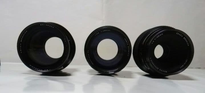 BRONICA ETR SI 6×4.5 交換レンズ3点付