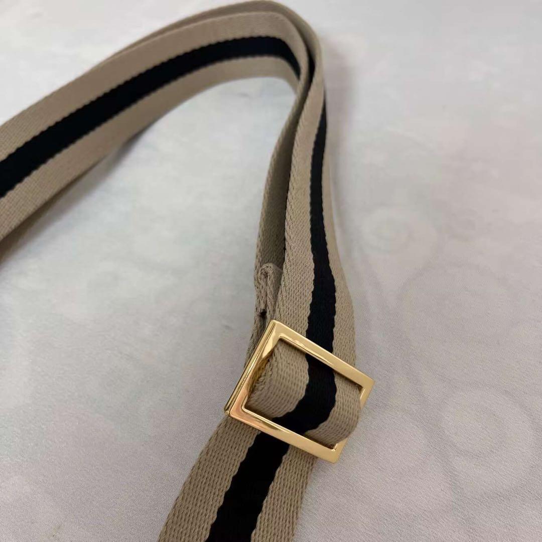 L'Appartement ストラップ ベージュ/ブラック - メルカリ