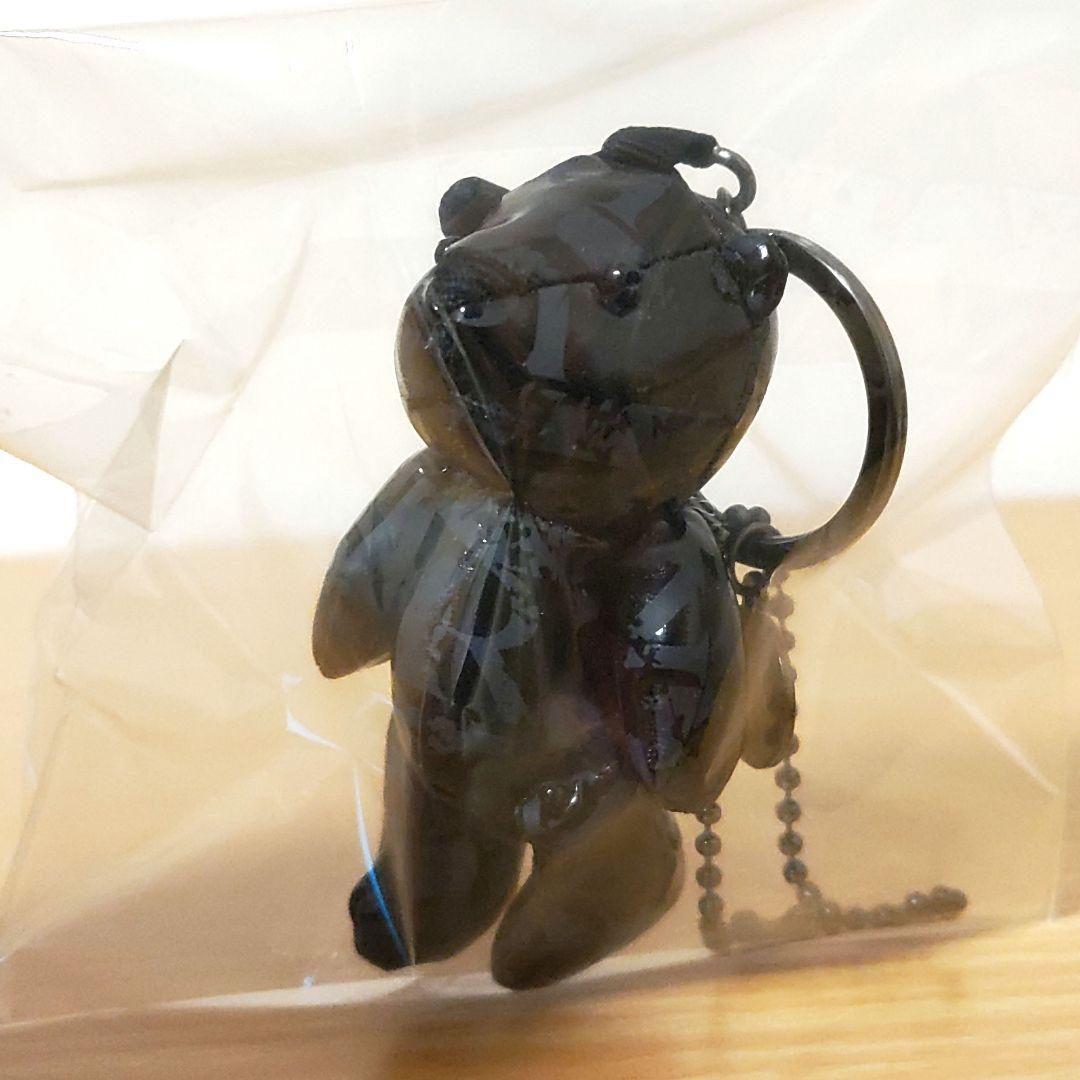 ベアチャームINORANテディベア熊キーホルダー黒バッグチャームLUNA SEA