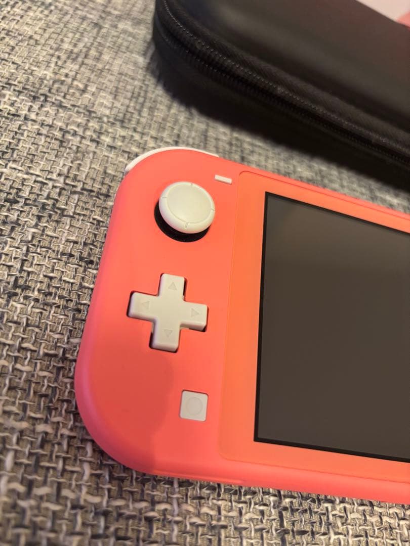 Nintendo Switch Lite ピンク 本体 ケース付き 充電器無し - メルカリ