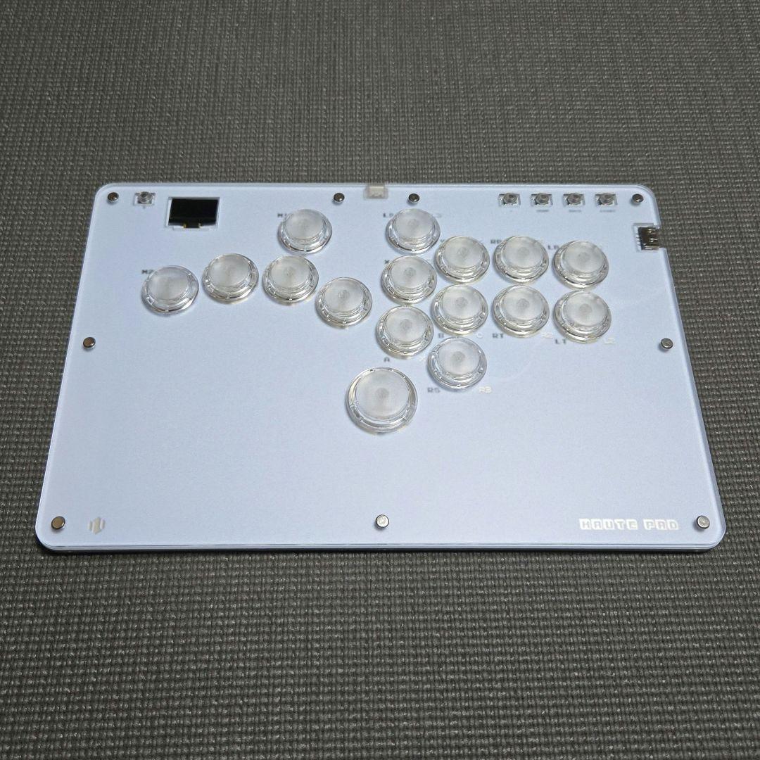 Haute42 R16 ホワイト レバーレスコントローラー Amazon | Haute42アーケードゲーム用レバーレスコントローラR16