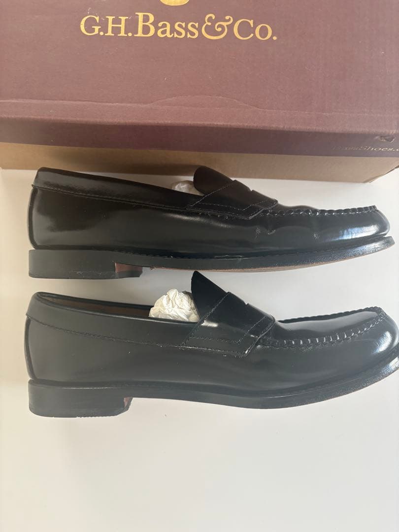 G.H.BASS Weejuns LOGAN ローガン　レザーソール　ローファー