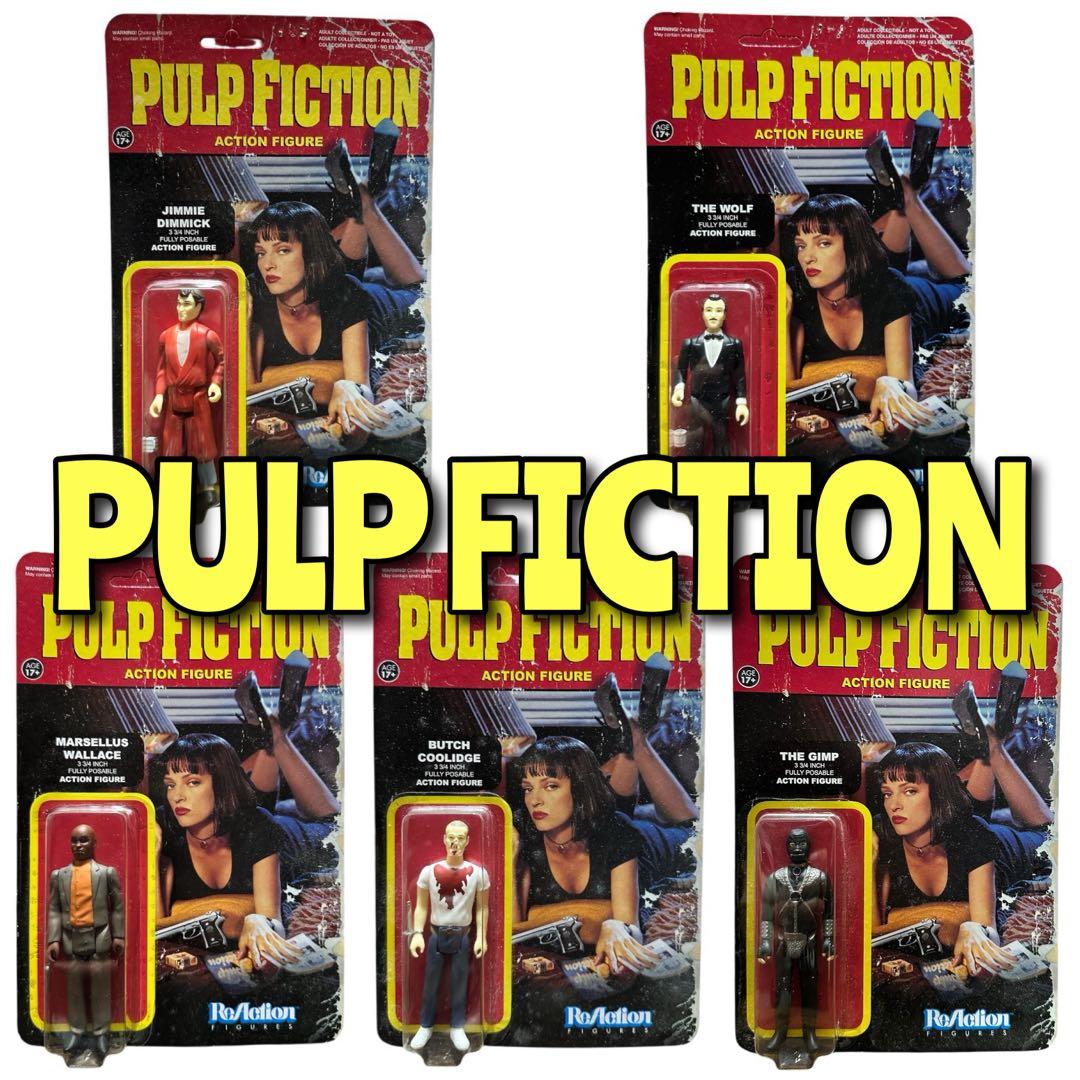 パルプ・フィクション PULP FICTION アクションフィギュア セット 新品 PULP FICTION パルプフィクション The Cast NECA フィギュア