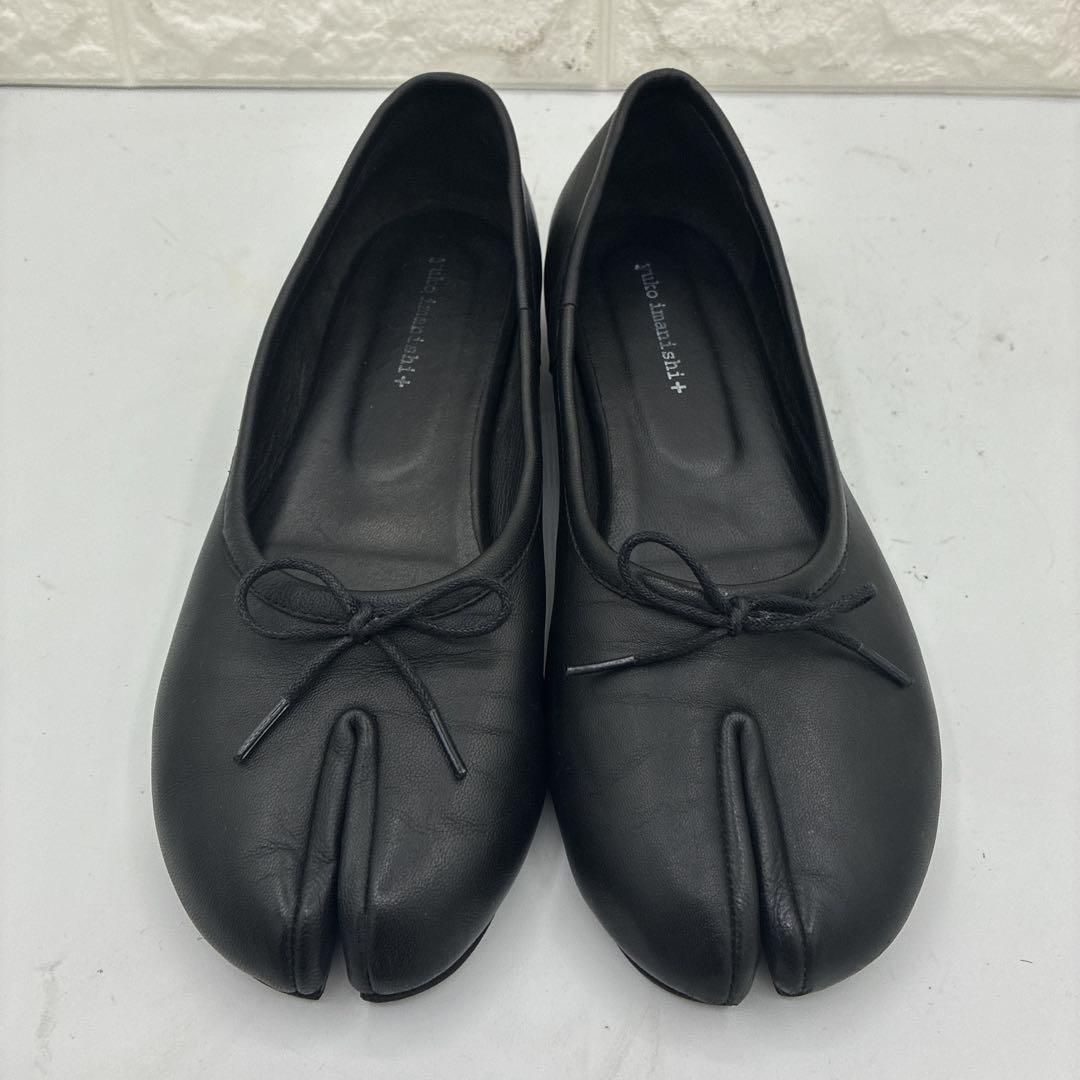 【美品】ユウコイマニシプラス HACHI 足袋シューズ 39 ブラック タビ