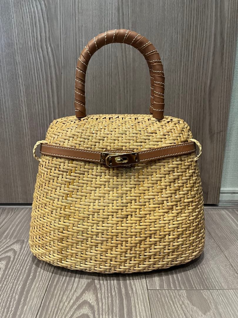 seventen/ランタンベルトバック 再入荷】ラタンベルトバッグ - seventen