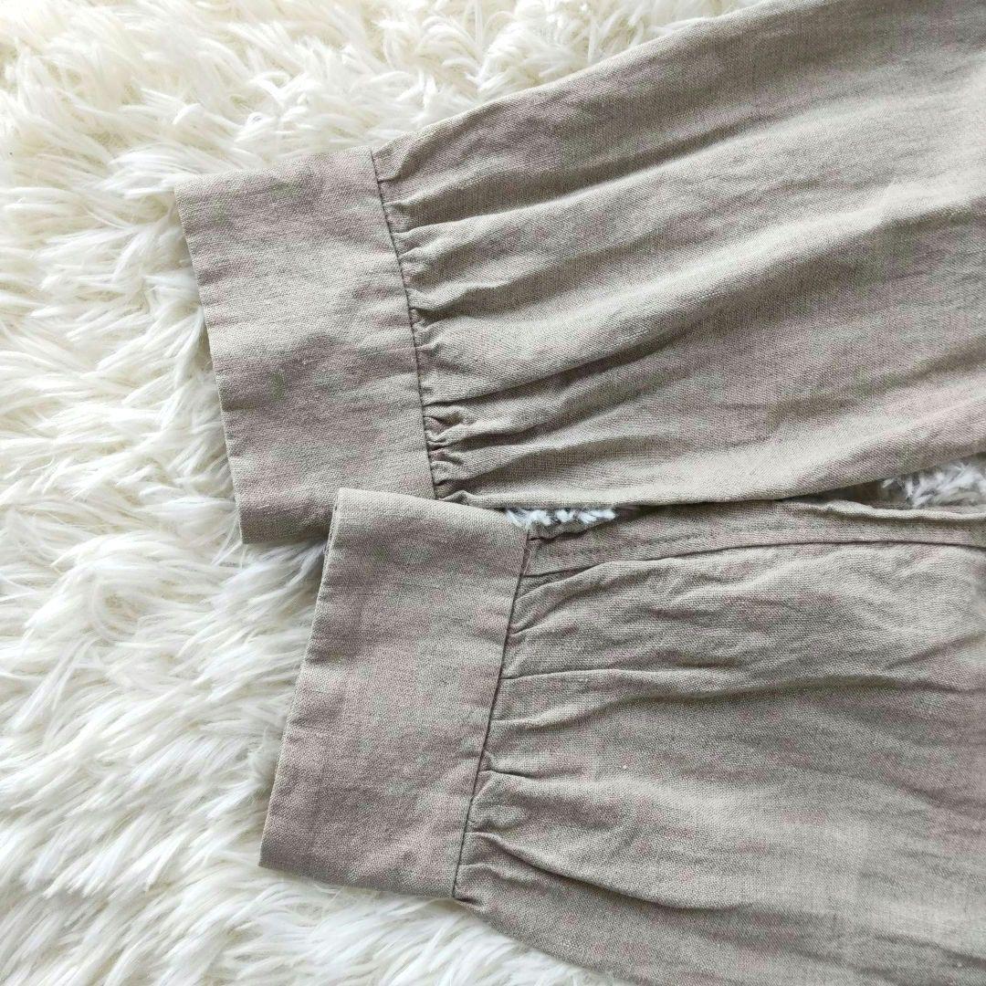 TOUJOURSトゥジュー⿻ヘンリーネックリネンチュニック