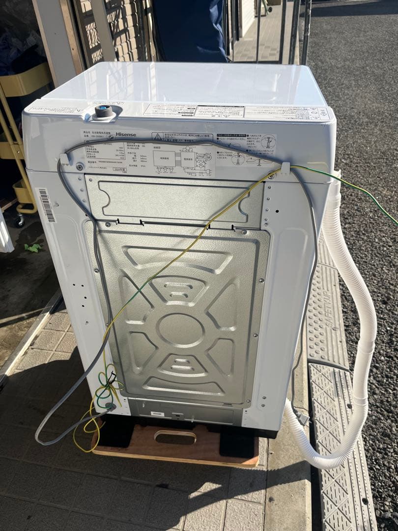 洗濯機 ハイセンス 2024年 HWG55BK1 5.5kg 全自動 美品◇