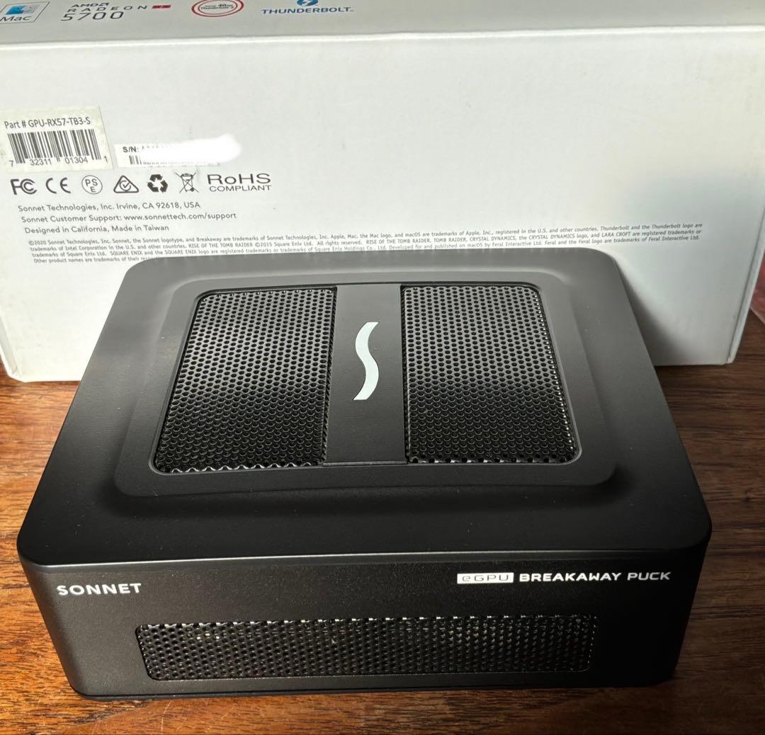 その他 Sonnet eGPU Breakaway Puck Radeon RX5700 eGPU Breakaway Puck RX 5550 XT/5700 - SONNETTECH