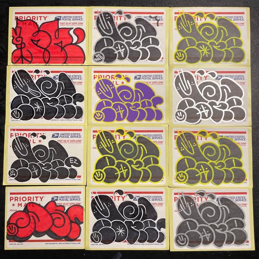 Graffiti グラフィティ ストリート 手描き ペイント ステッカー 大量