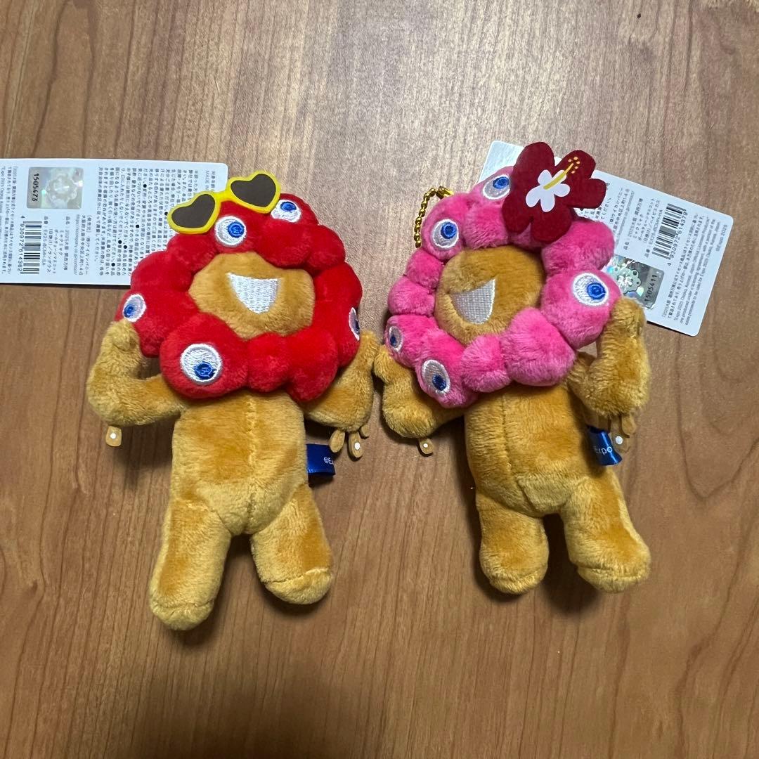 ミャクミャク ボールチェーン マスコット 日焼け 推しカラー