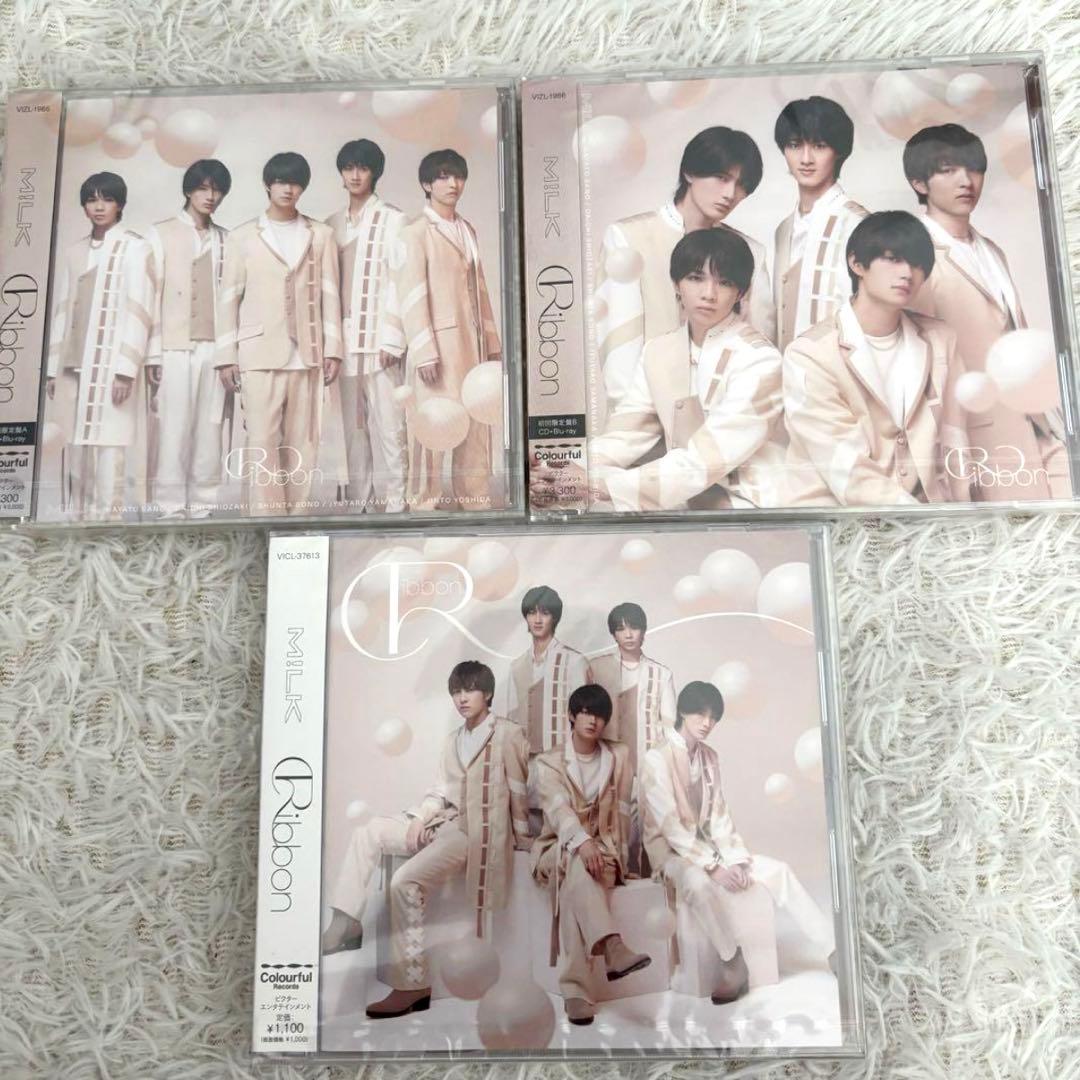M!LK Ribbon 初回限定盤A・B(CD+Blu-ray)通常盤 Ribbon 【初回限定盤A】(+Blu-ray) : M!LK | HMV&BOOKS online - VIZL-1965