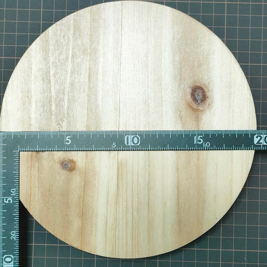 円形木材 木材 板 円形 円板 3枚 工作 DIY 棚板 直径 約20cm - メルカリ