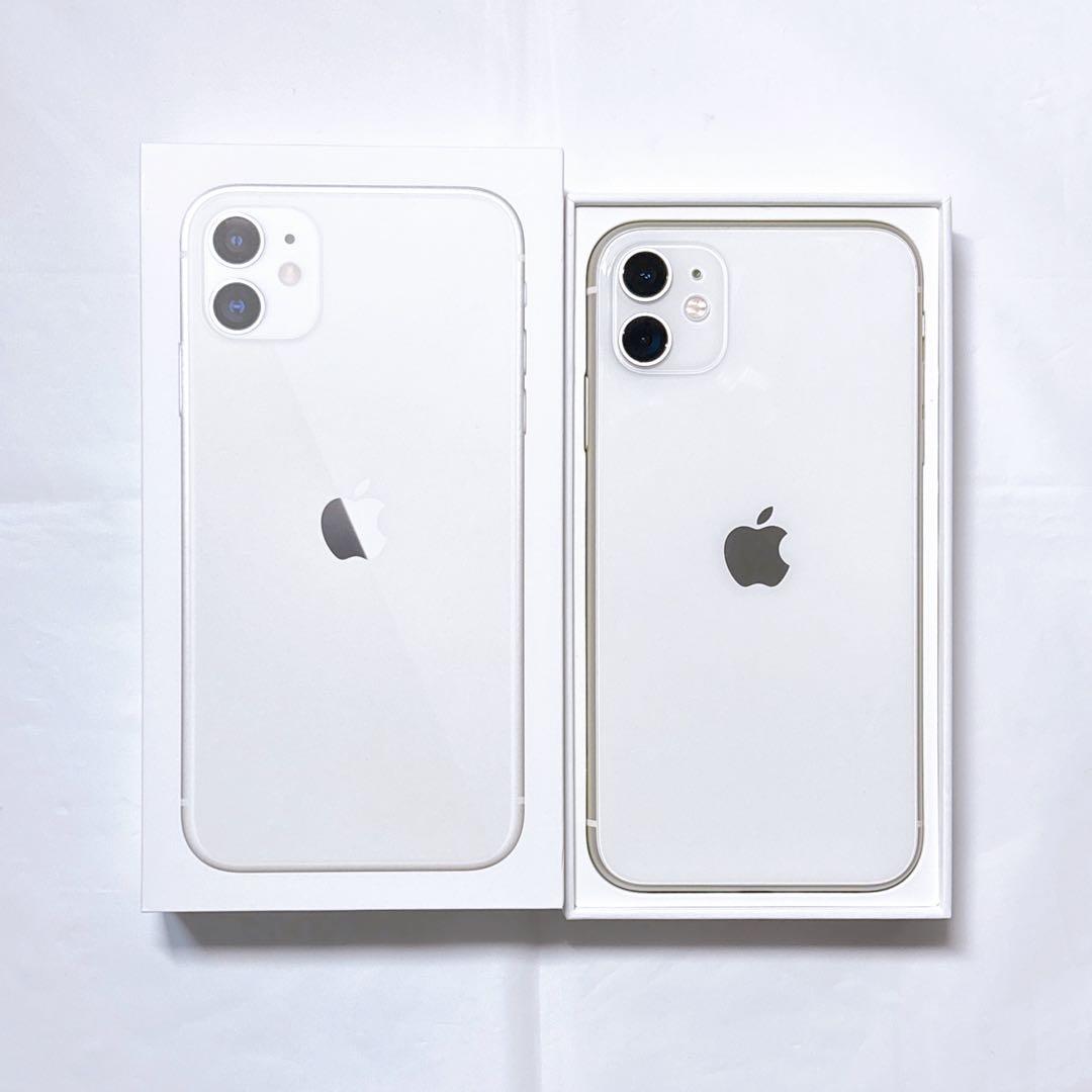 iPhone 11 256 GB SIMフリー 本体 ジャンク品 ホワイト 箱付 - メルカリ