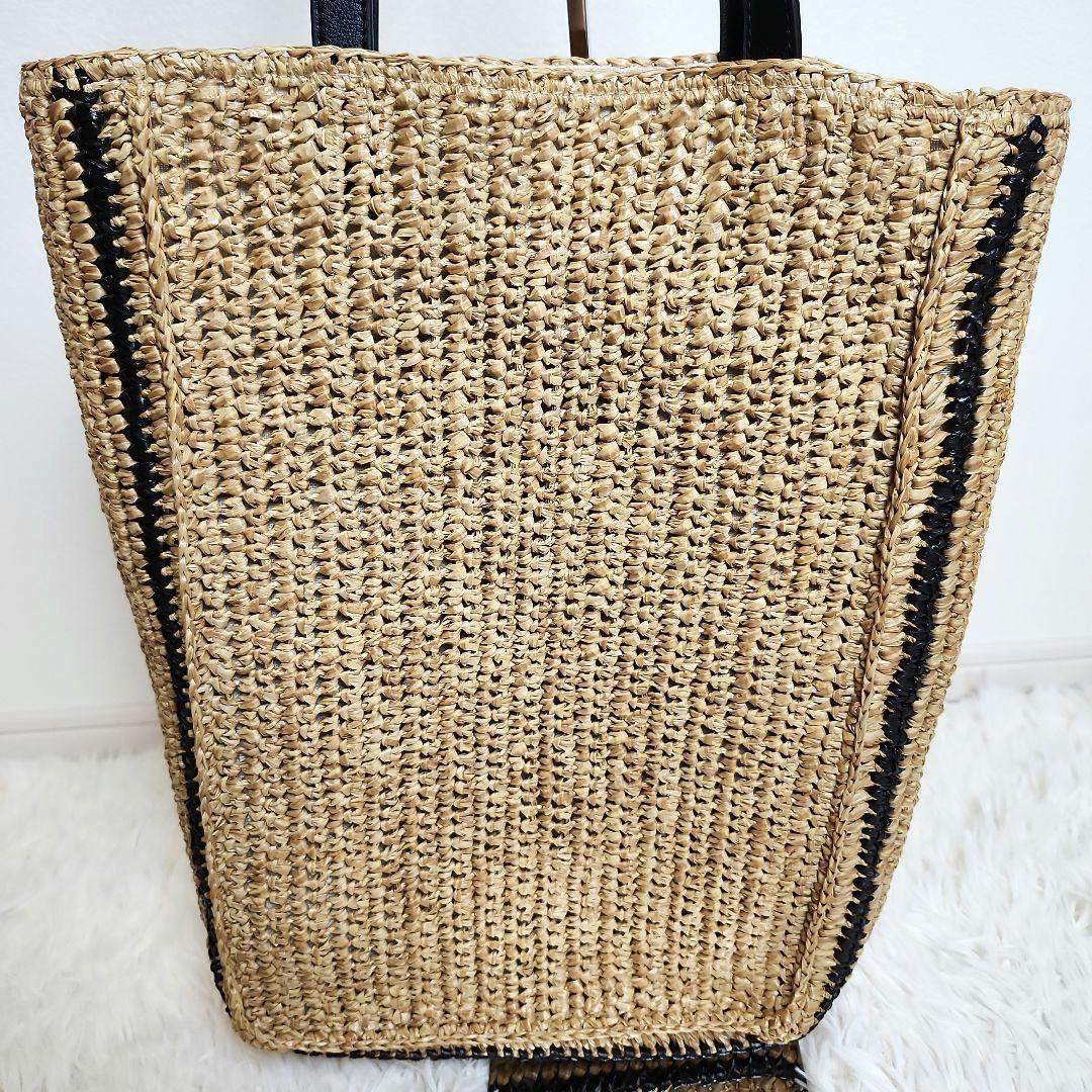 極美品】LION COFFEE ライオン刺繍 トートバッグ カゴ - メルカリ