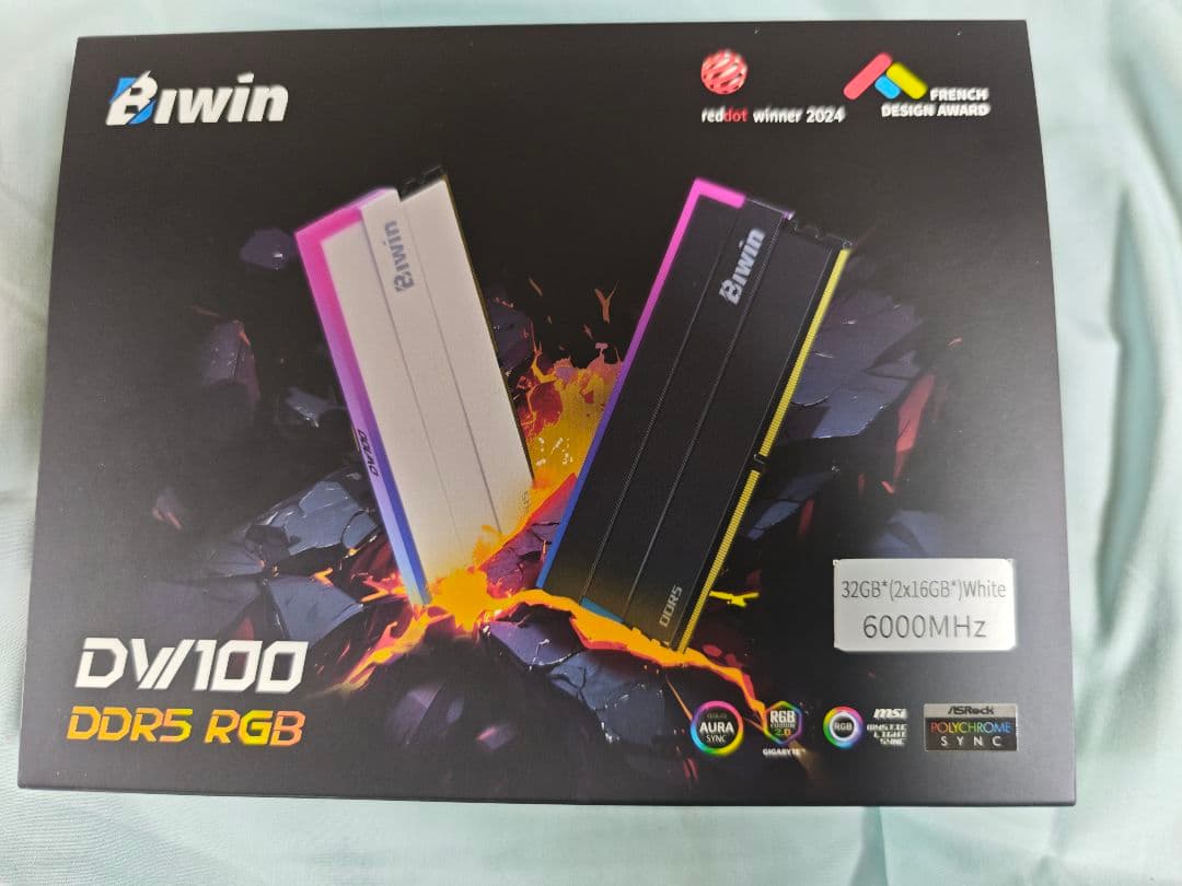 メモリー B1win DV100 DDR5 32GB 6000MHz RGB B1win DV100 DDR5 32GB 6000MHz RGB - メルカリ