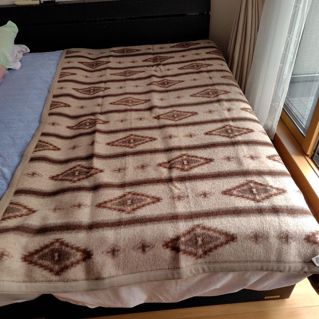 京都西川。アルパカ100%毛布 新品未使用品、実家保管品。購入時期不明 Amazon｜nishikawa 【 西川 】アルパカ毛布 シングル アルパカ100