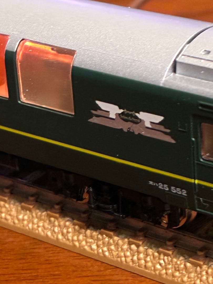 ゆ*ん様 トワイライトエクスプレス24系細部加工品 tomix ライト室内灯点灯