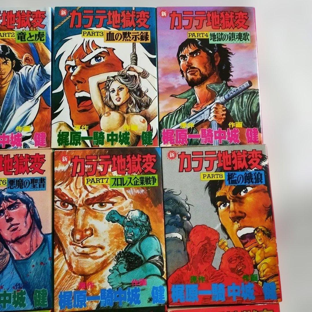 新カラテ地獄変 全15巻のうち13巻なし 14冊 梶原一騎 中城健 サンケイ