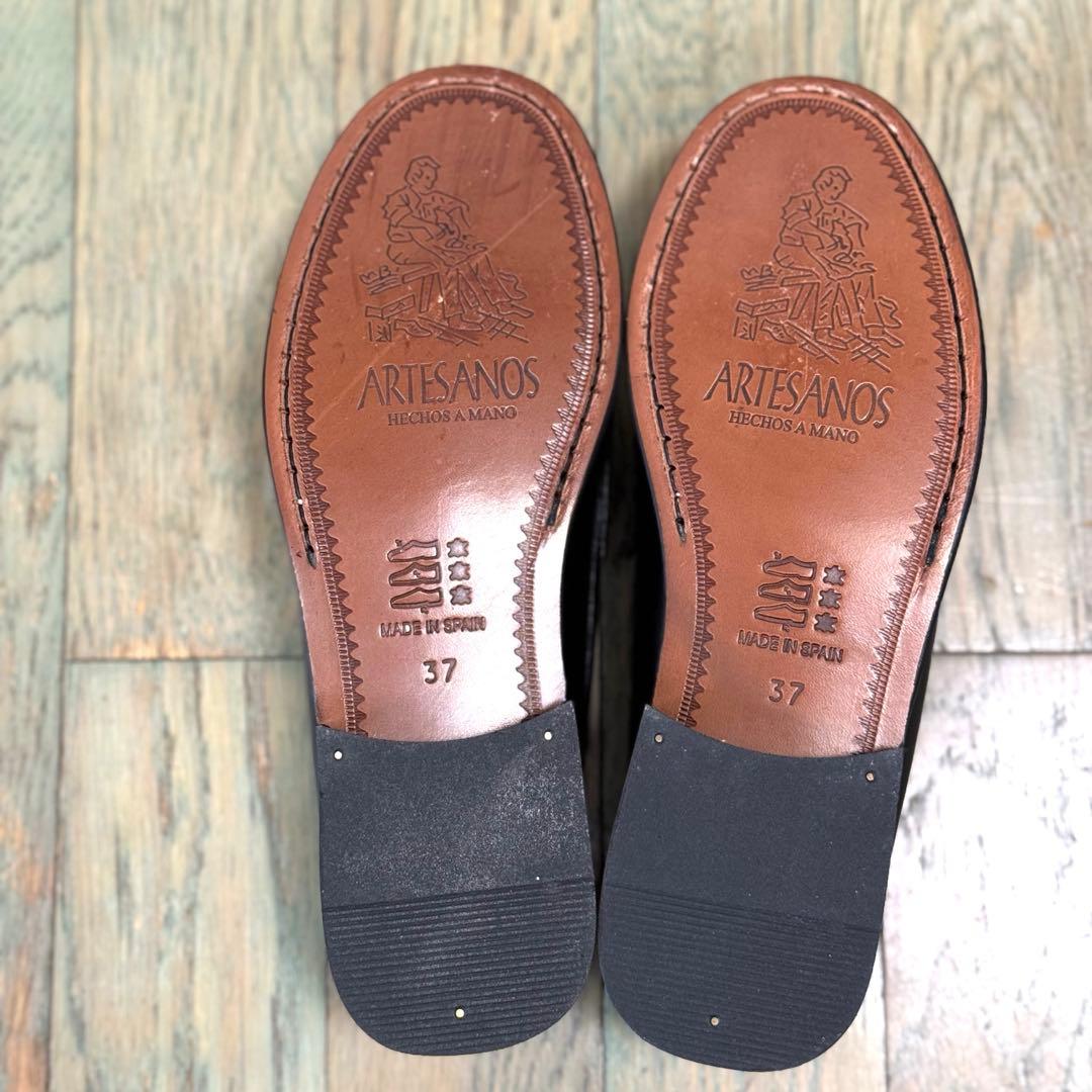 ニャッピー☆さま ARTESANOS ビットローファー 37(23.5cm)