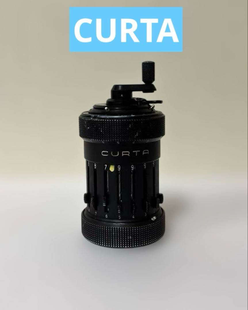 【希少品】Curta Type I メカニカル計算機 ケース、説明書付き クルタ 計算機 Type1 CURTA 機械式計算機 ケース付｜Yahoo!フリマ（旧