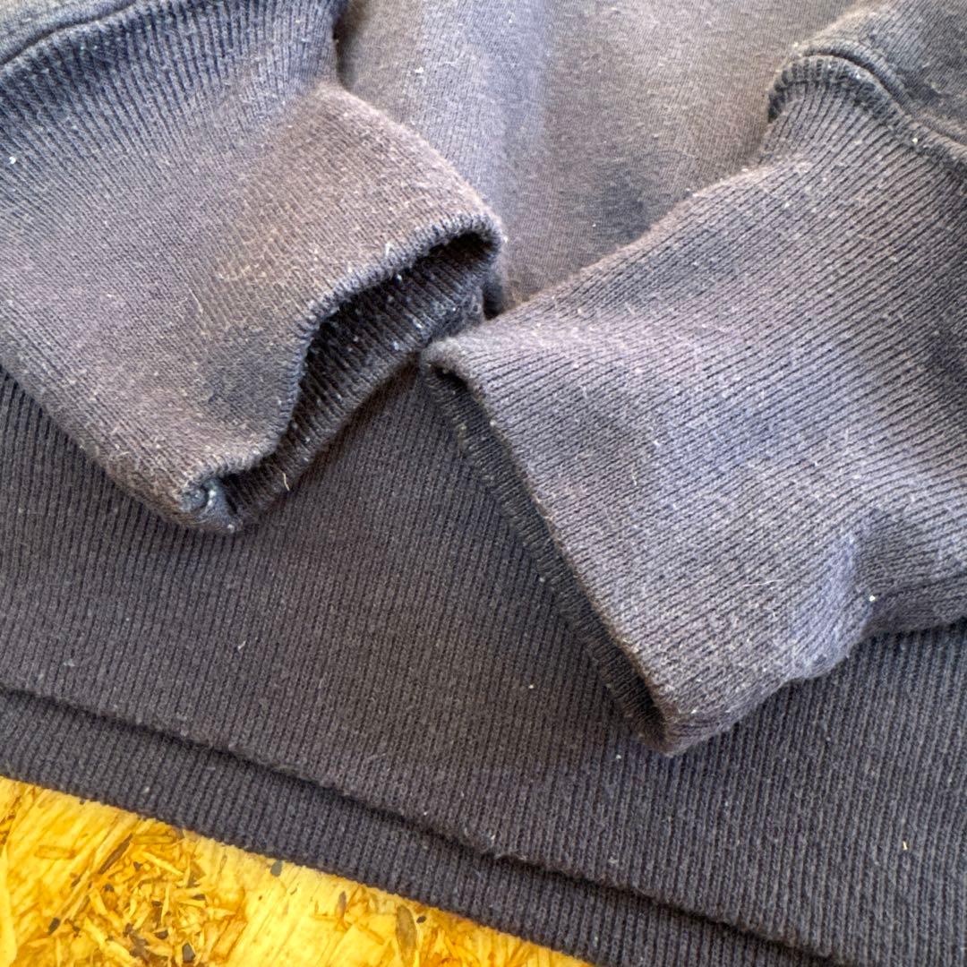 80s RUSSELL ヴィンテージ ダブルフェイス スウェットパーカー ナス紺