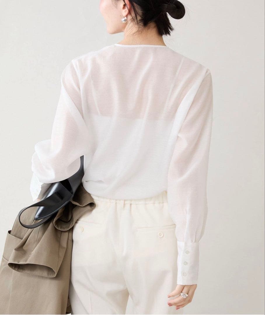 ポールトマト様専用 イエナ シアーブラウス - メルカリ