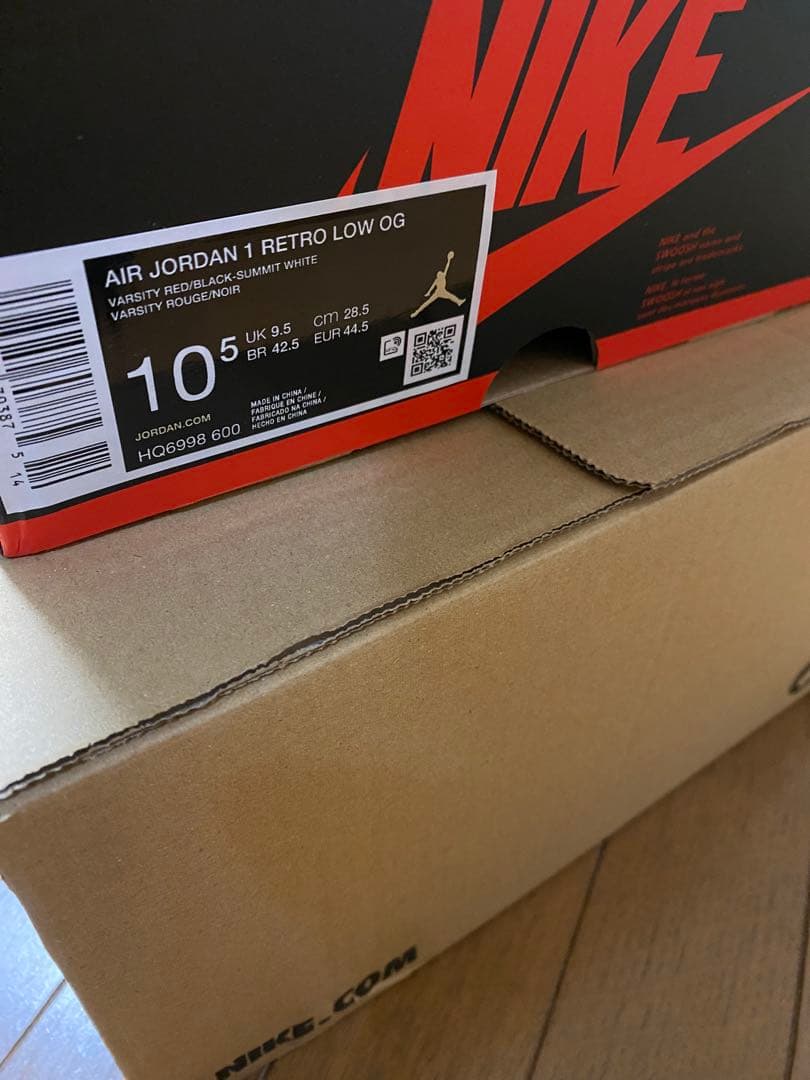 エアジョーダン 1 LOW OG Chicago NIKE 28.5cm