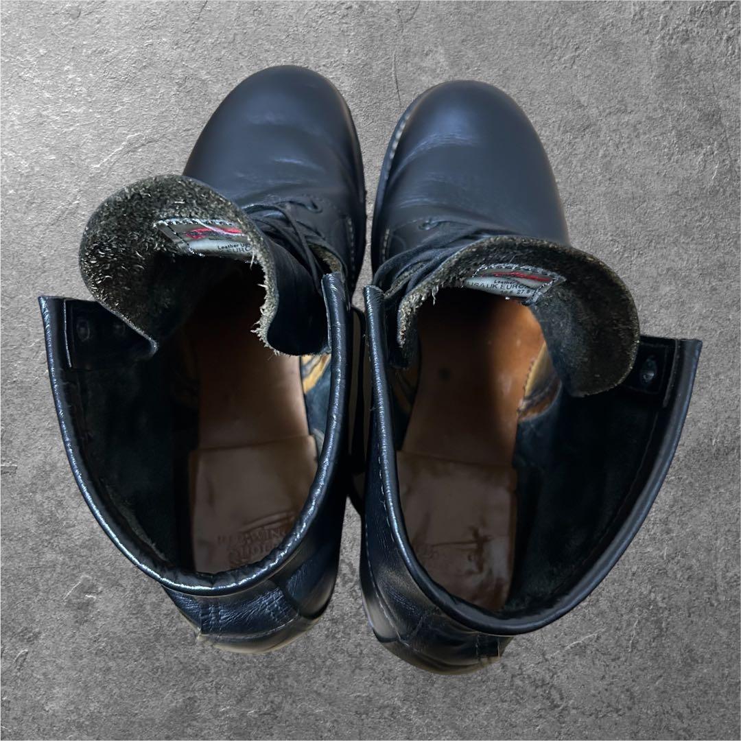 27.5cm RED WING 9014 BECKMAN ワークブーツ 本革 黒