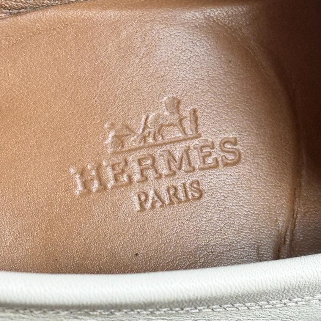 ⭐️HERMES⭐️エルメス コンスタンス ローファー ホワイト 23.5cm